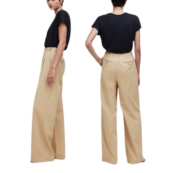 MADEWELL The Harlow Wide-Leg Pant NG521 - Picture 2 of 13